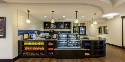 Community cafe counter